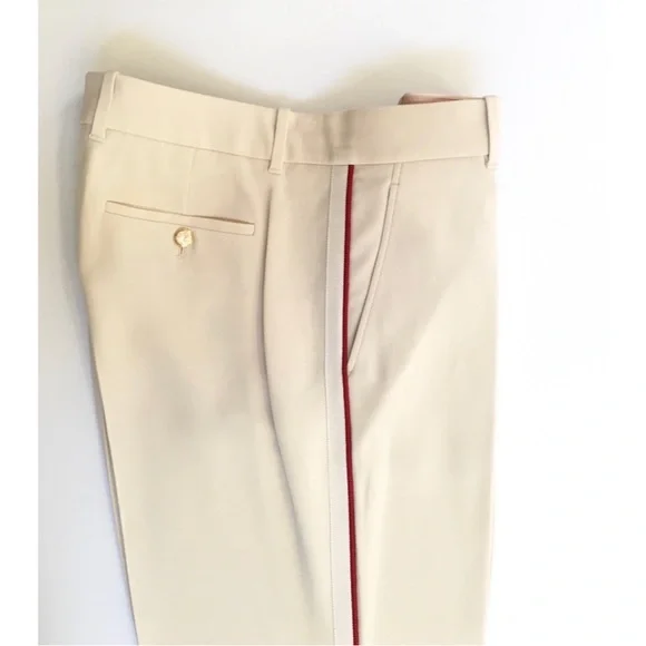 Gucci NWT Grosgrain-Trimmed Bootcut Pants. - Picture 4 of 7
